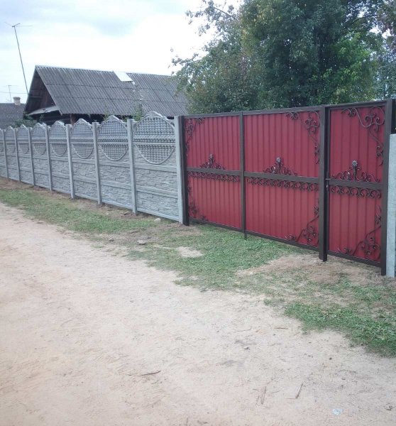 Железобетонные заборы, заборы, калитки