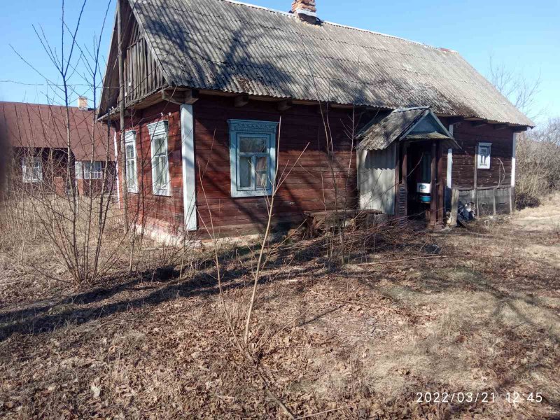 Дом в деревне рядом речка и лес