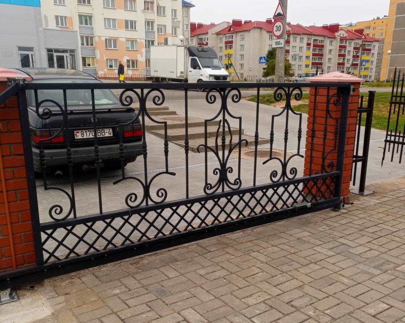 Сварные ворота по индивидуальным проектам