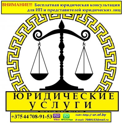 Окажу юридические услуги (г.Бобруйск, г.п.Глуск, г.Кировск, г.Кличев):