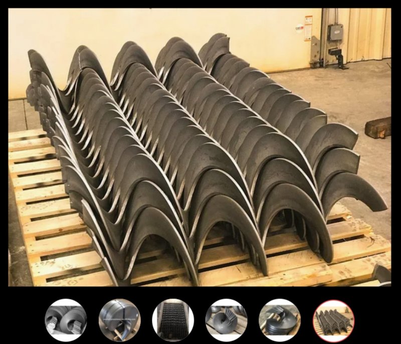 Шнеки, Витки шнеков, спирали