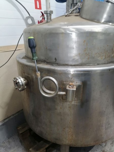 Б/У Нержавеющий пищевой котел 600л.