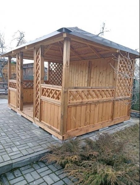 Деревянные беседки