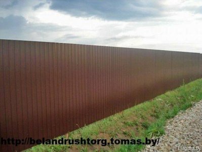 Заборы из металлопрофиля под ключ в